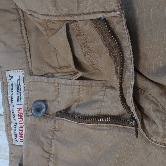 American Eagle RipStop Cargo Shorts Longer Length Size 28 - Picture 6 of 14